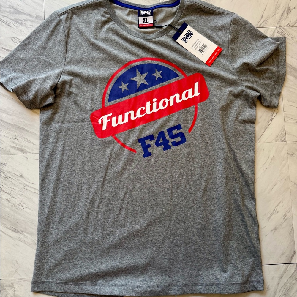 F45 functional Gray T-Shirt   New with tags